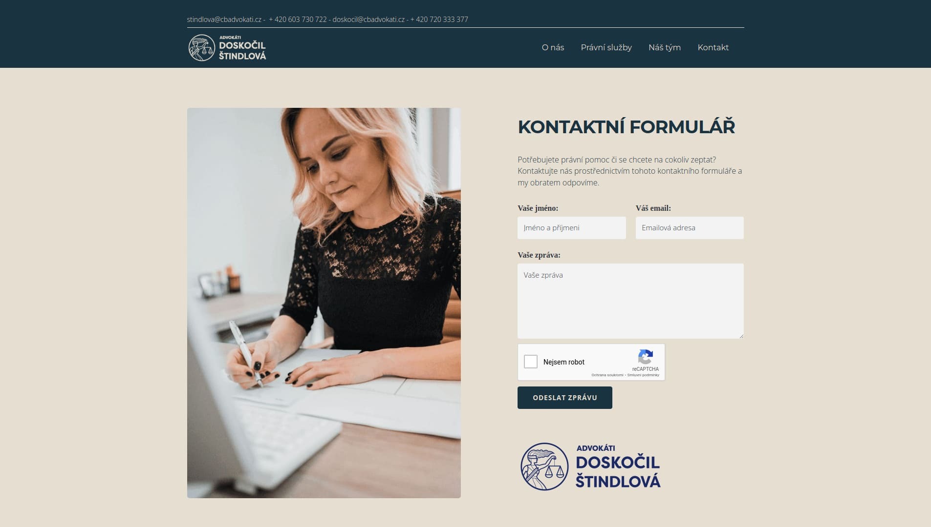 Část webu Pivovaru Hluboká