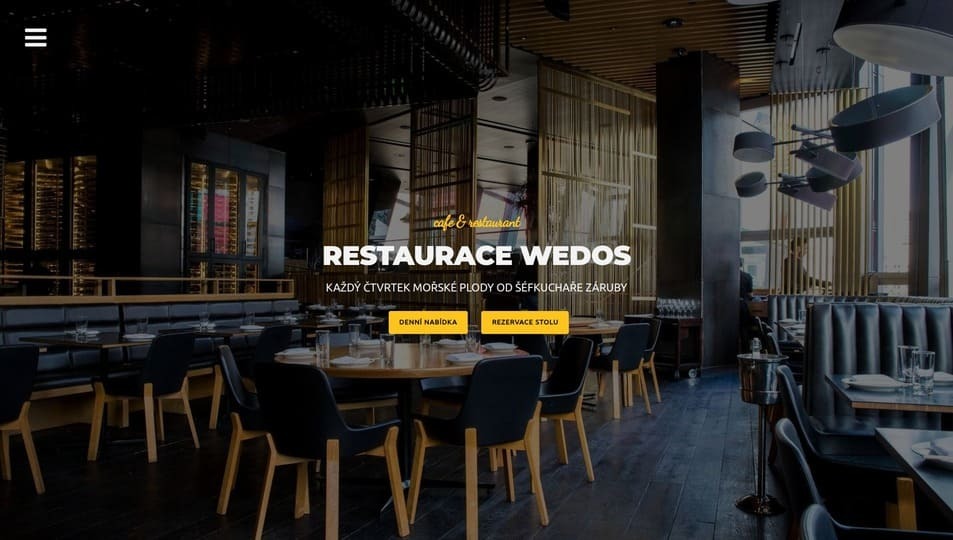 Webová šablona - restaurace